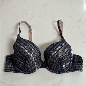 Victoria’s Secret Lace Bra - Navy Blue